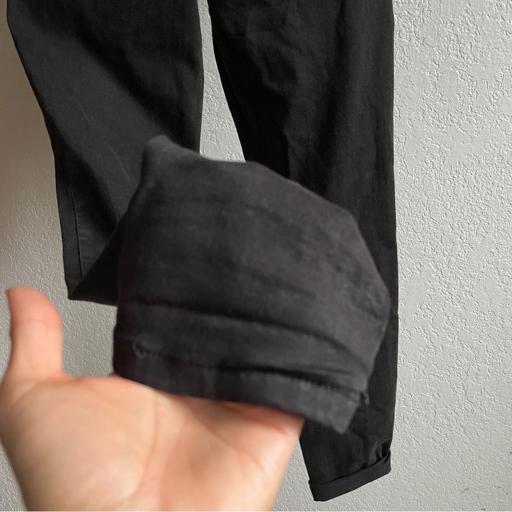 PacSun Black Leland Skinny Overalls Size 25 Stretchy - Picture 7 of 8